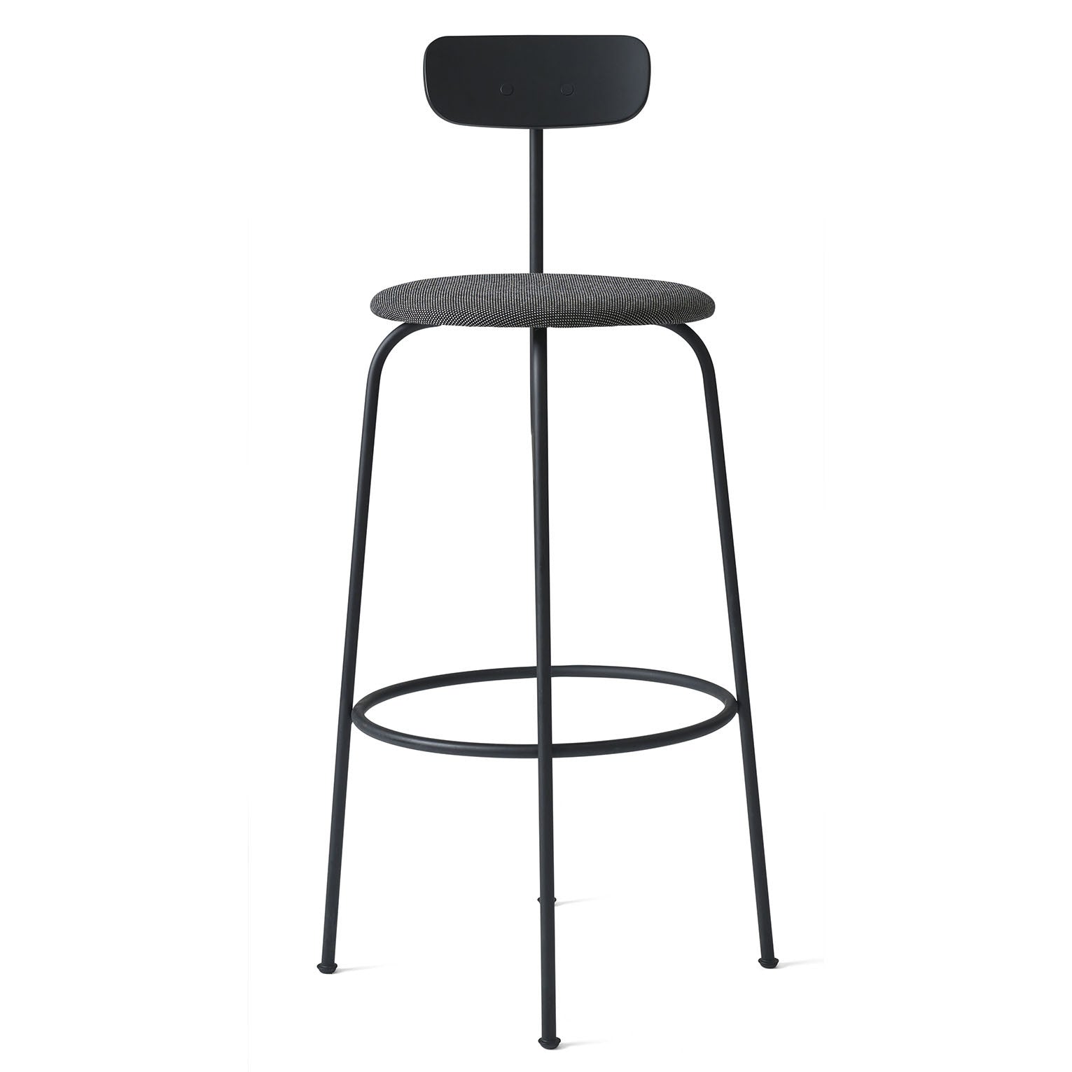 Menu Afteroom Bar Chair Black Melange Front View