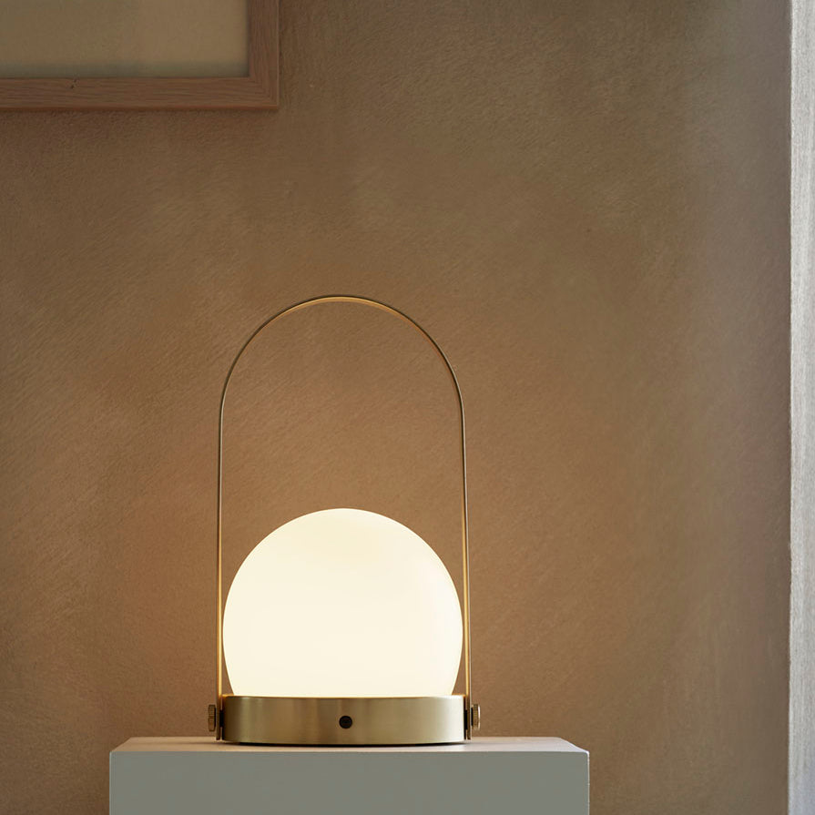 Menu Carrie Lamp Brushed Brass