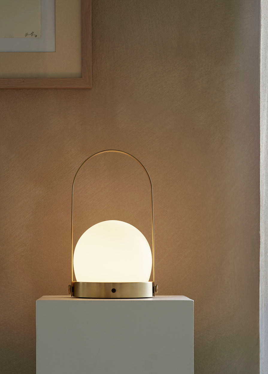 Menu Carrie Lamp Brushed Brass