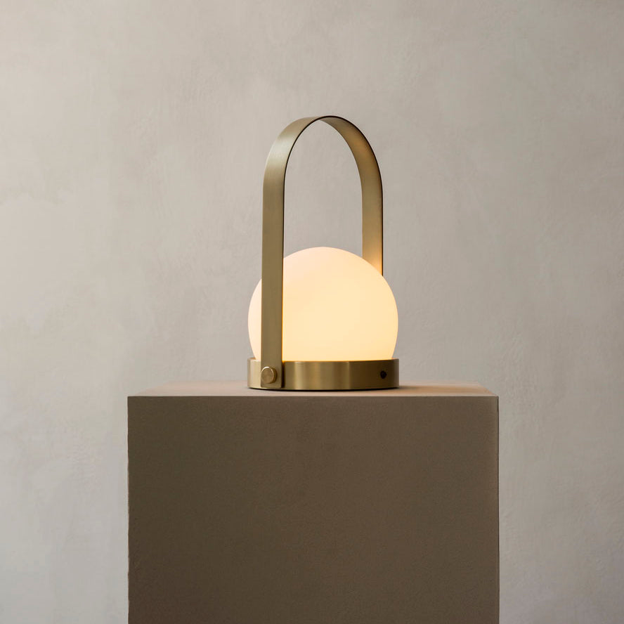 Menu Carrie Lamp Brushed Brass
