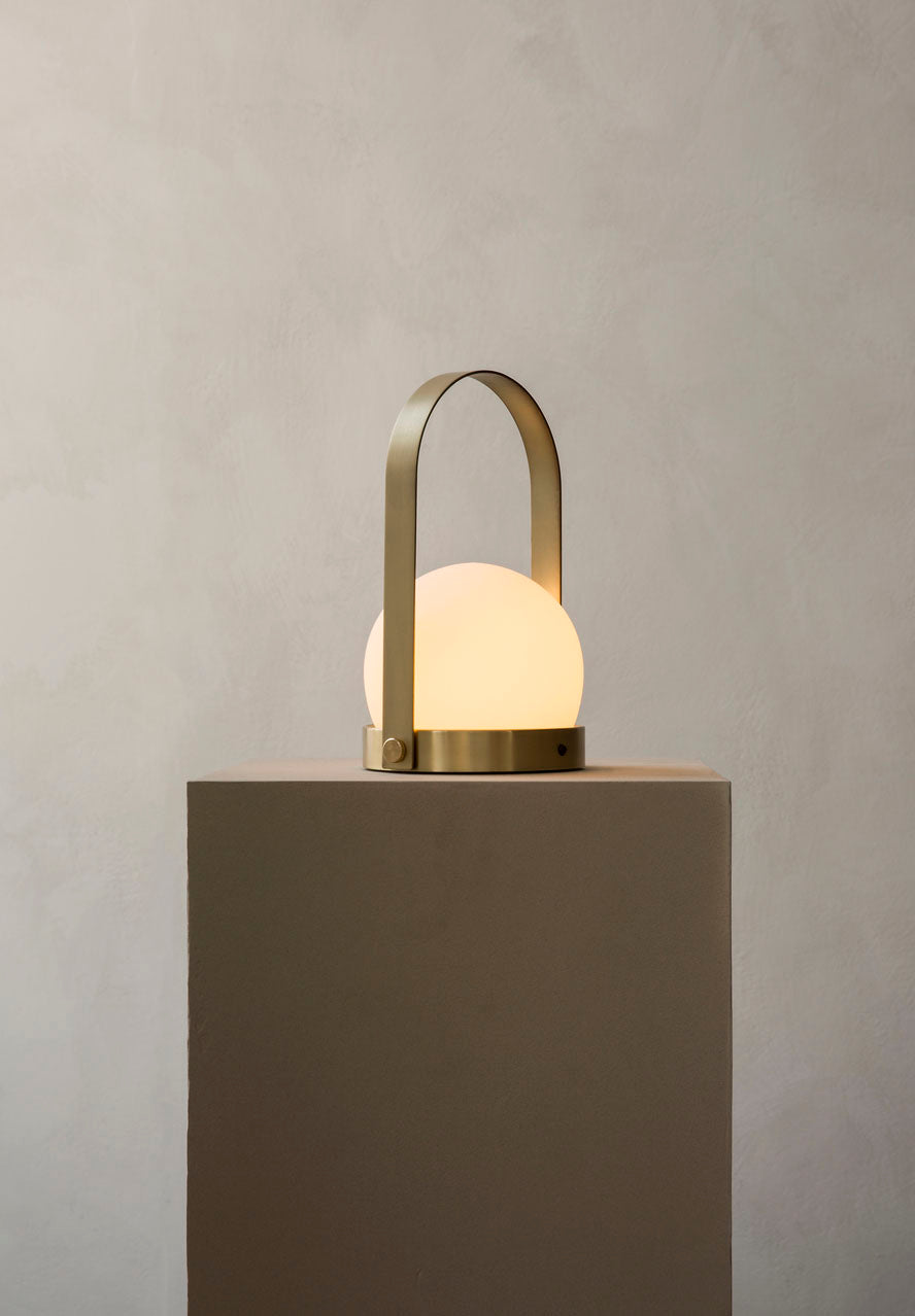 Menu Carrie Lamp Brushed Brass
