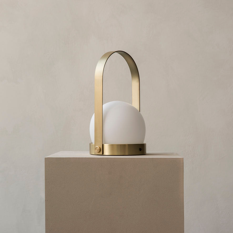 Menu Carrie Lamp Brushed Brass