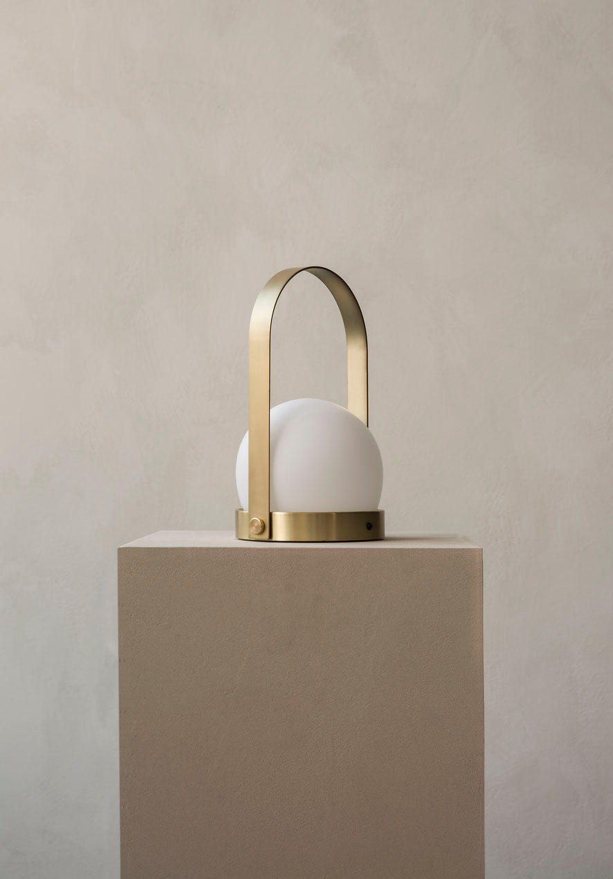 Menu Carrie Lamp Brushed Brass