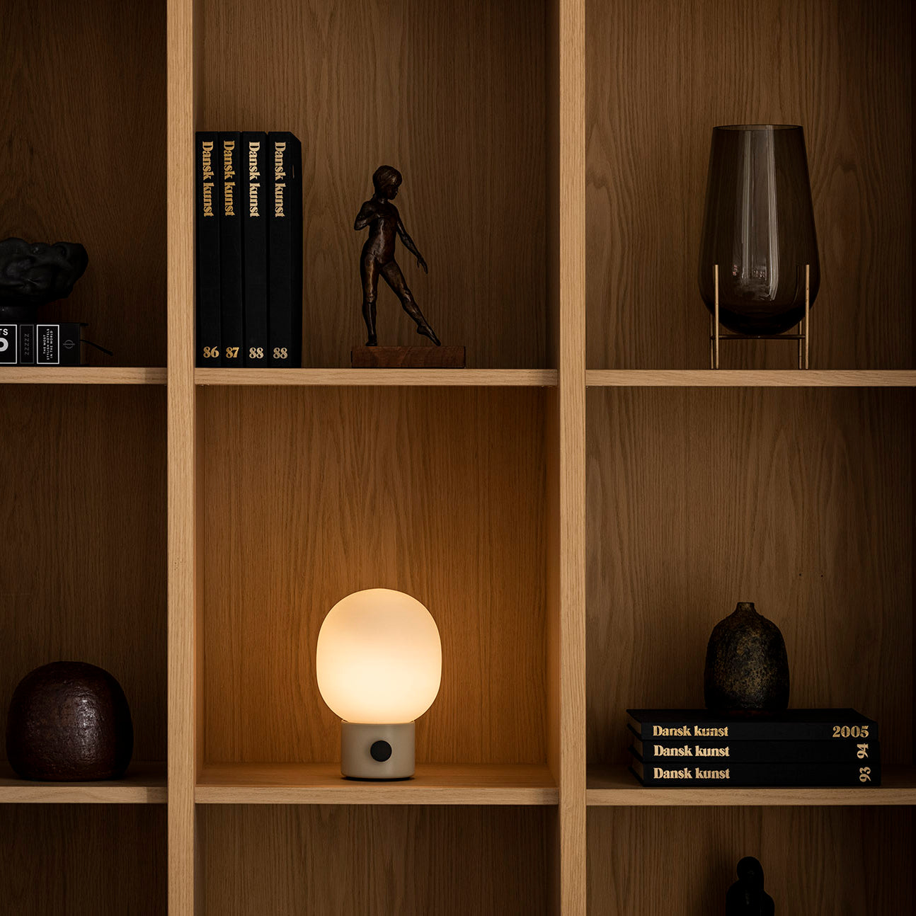 Menu JWDA Table Lamp Portable Alabaster White