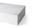 Menu Plinth Low White Carrara Marble Detail 1