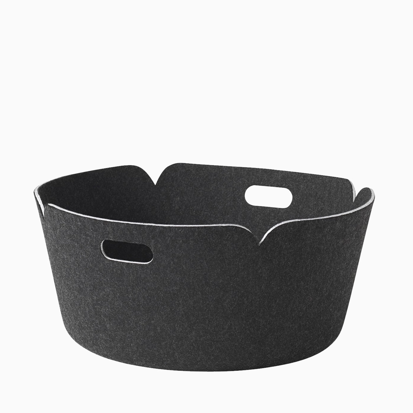 Muuto Restore Round Basket Black Melange