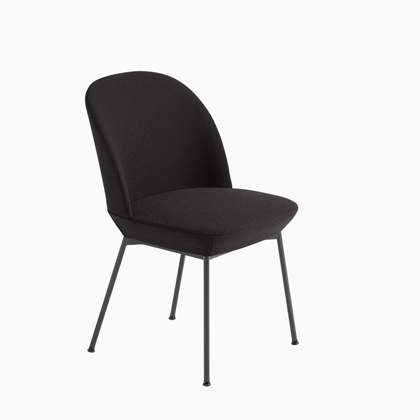 Muuto Oslo Side Chair Oslo 3 Anthracite Black Legs