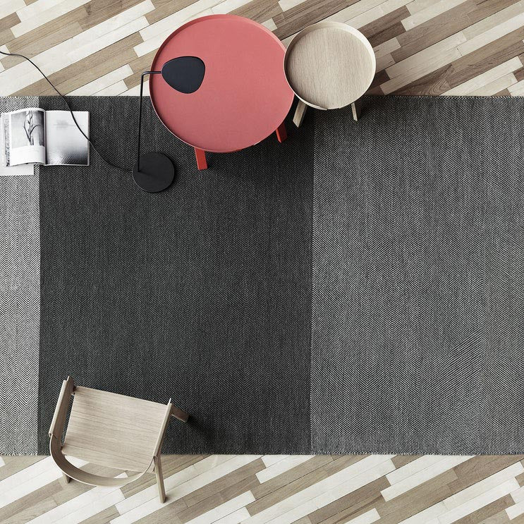 Muuto Varjo Rug Dark Grey