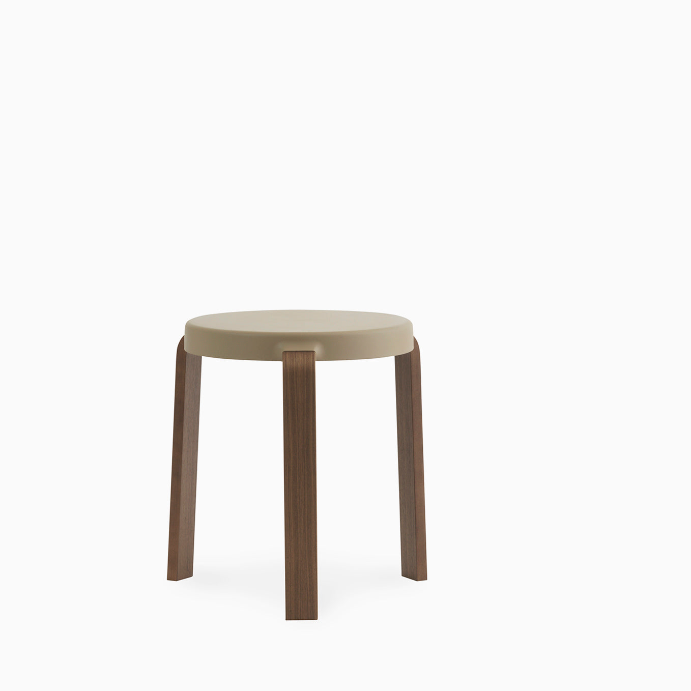 Normann Copenhagen Tap Stool Sand Walnut