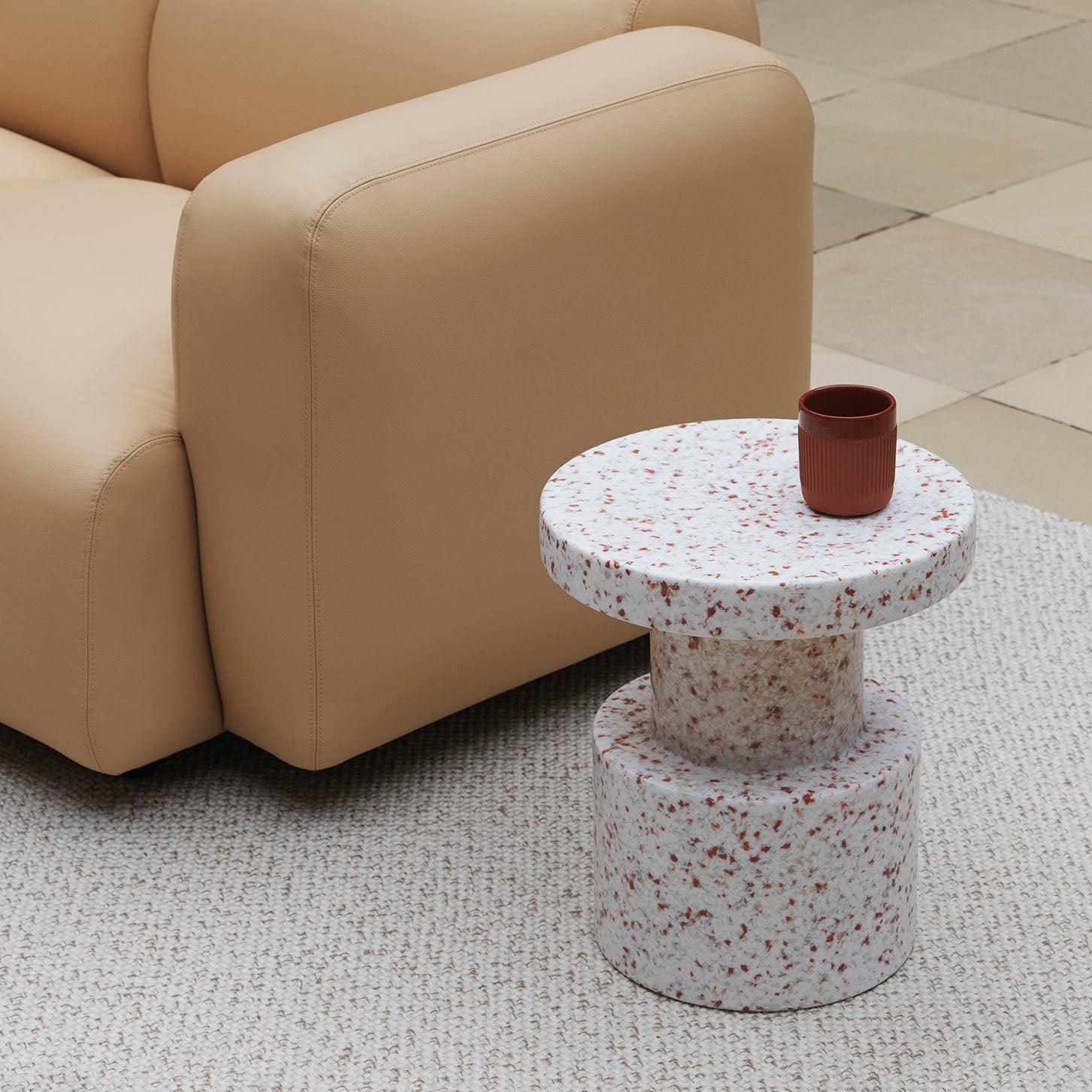 Normann Copenhagen Bit Stool White Multi