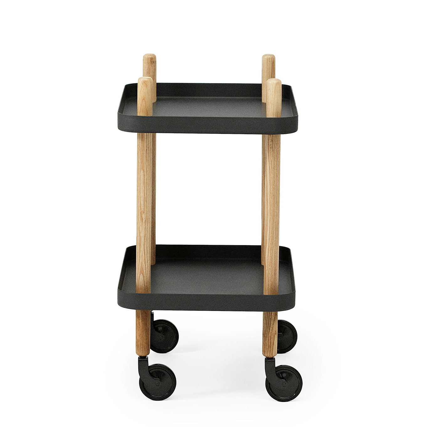 Normann Copenhagen Block Table Black Side VIew