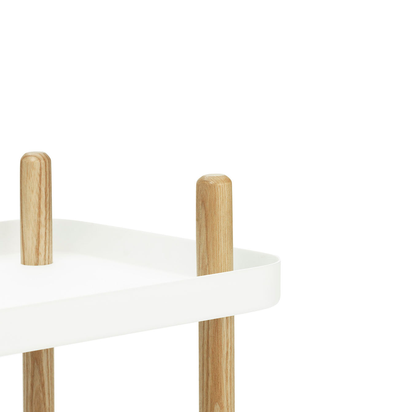 Normann Copenhagen Block Table White Close Up