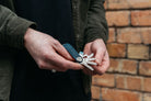 Orbitkey Crazy Horse Leather Marine Blue