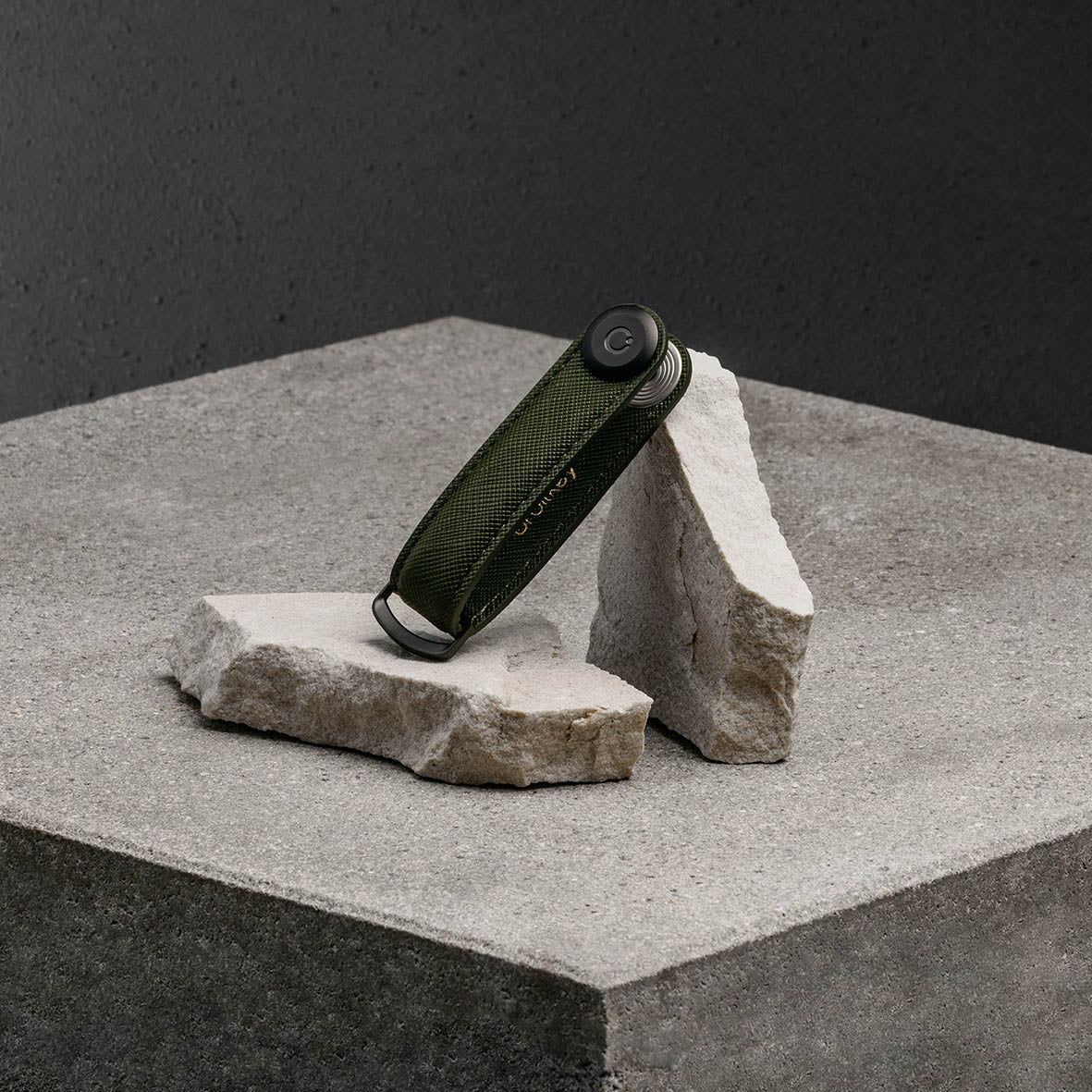 Orbitkey Saffiano Leather Olive