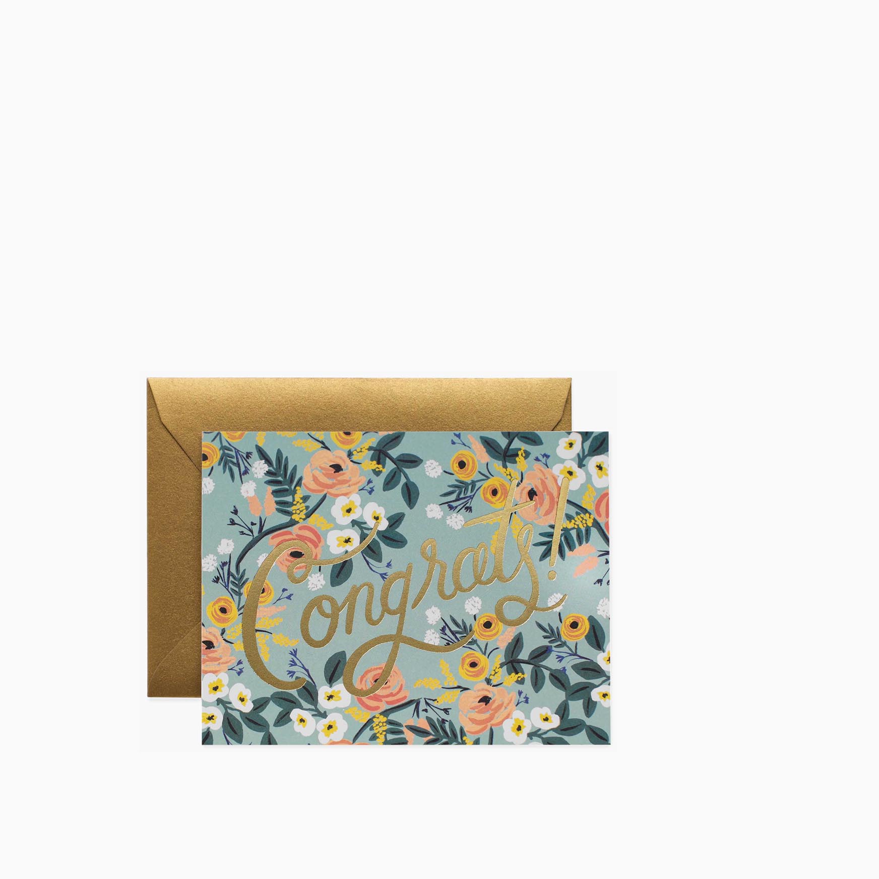 Rifle Paper Col Blue Meadow Congrats