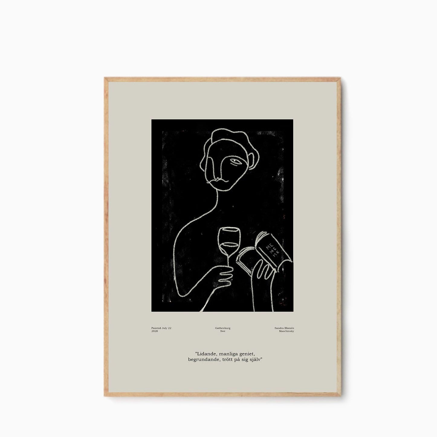 The Poster Club Sandra Blomen Maschinsky Genius