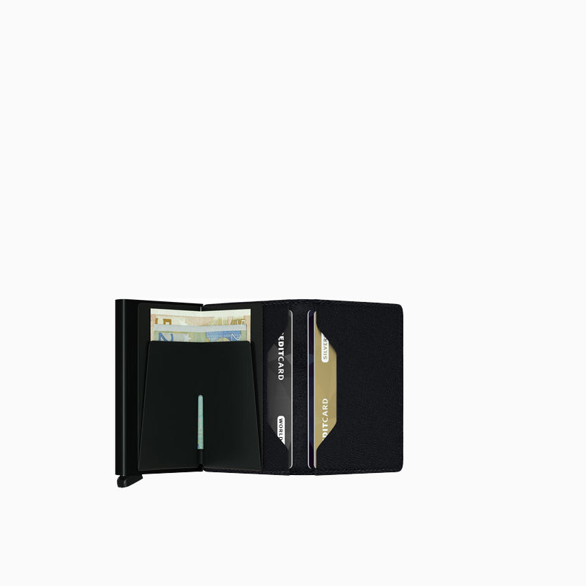 Secrid Slimwallet Black Open