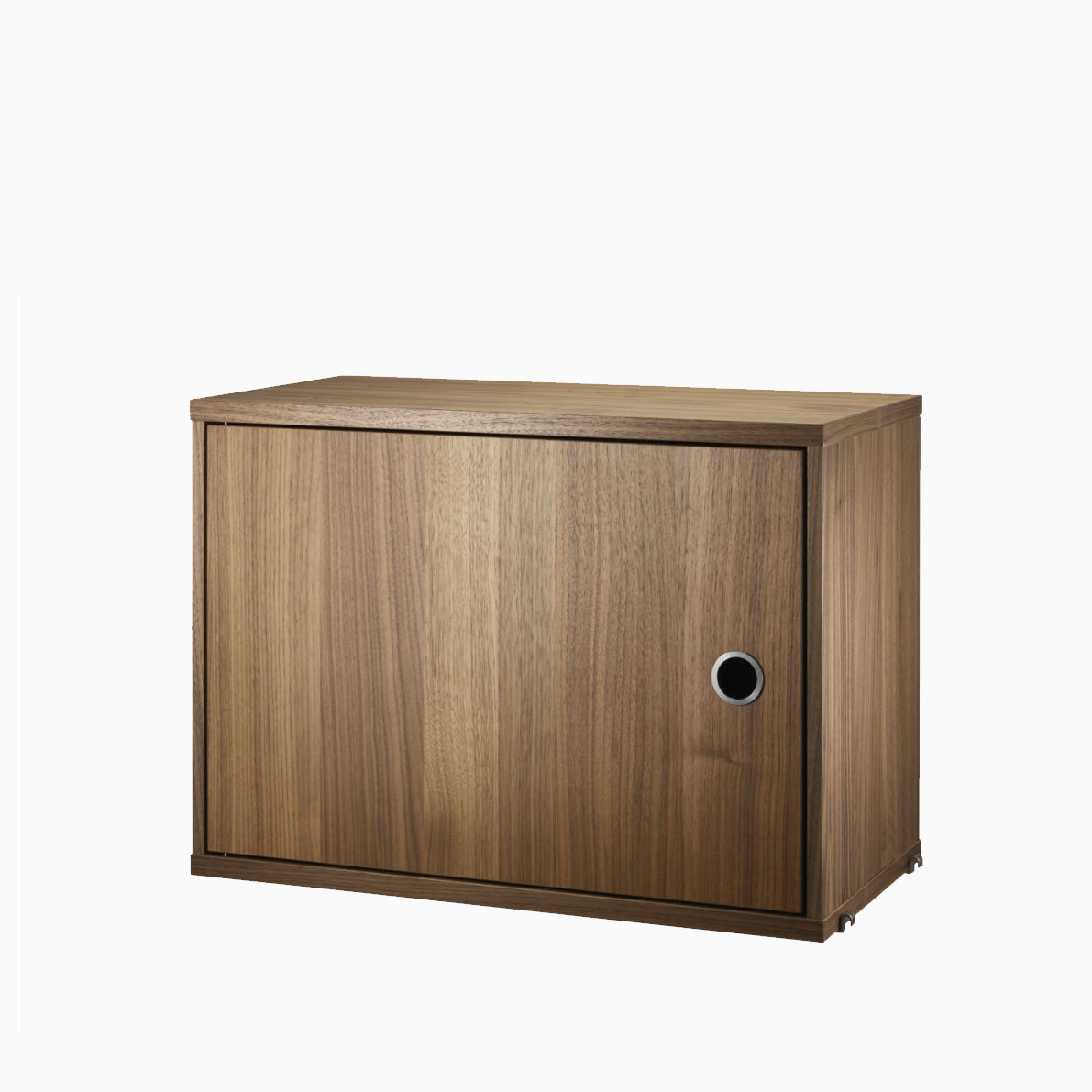 String Cabinet with Sliding Doors 58cm Walnut
