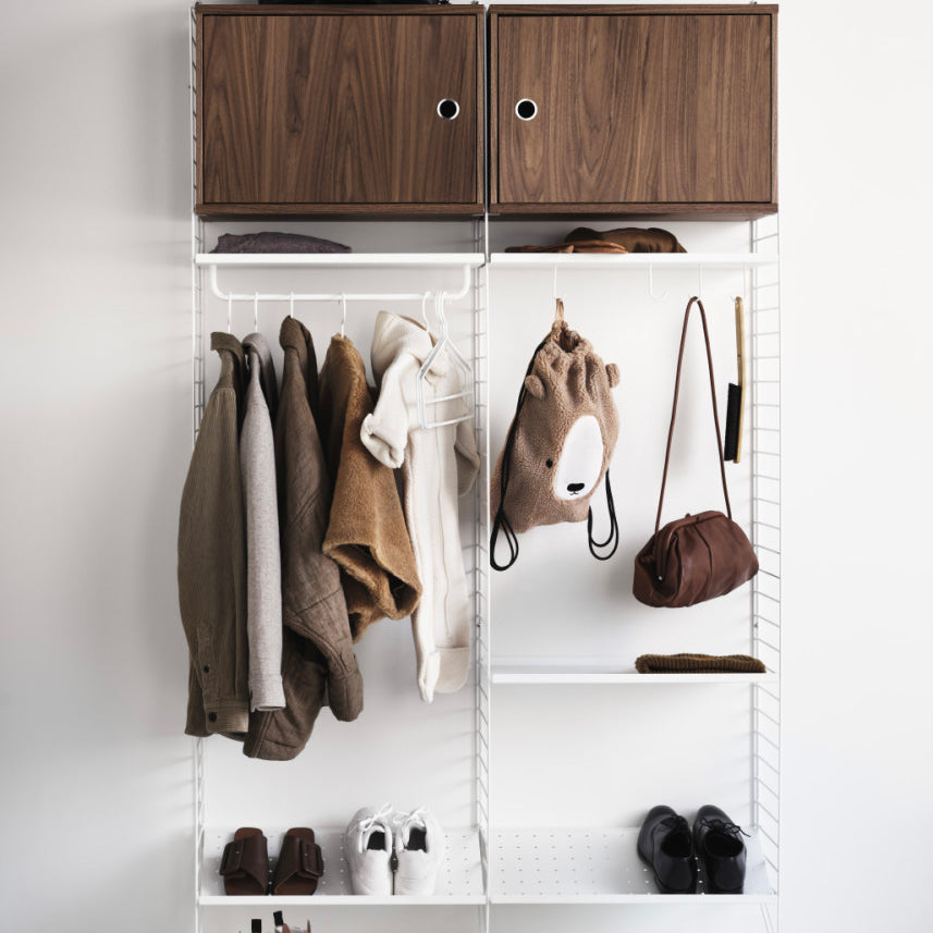 String Cabinet with Sliding Doors