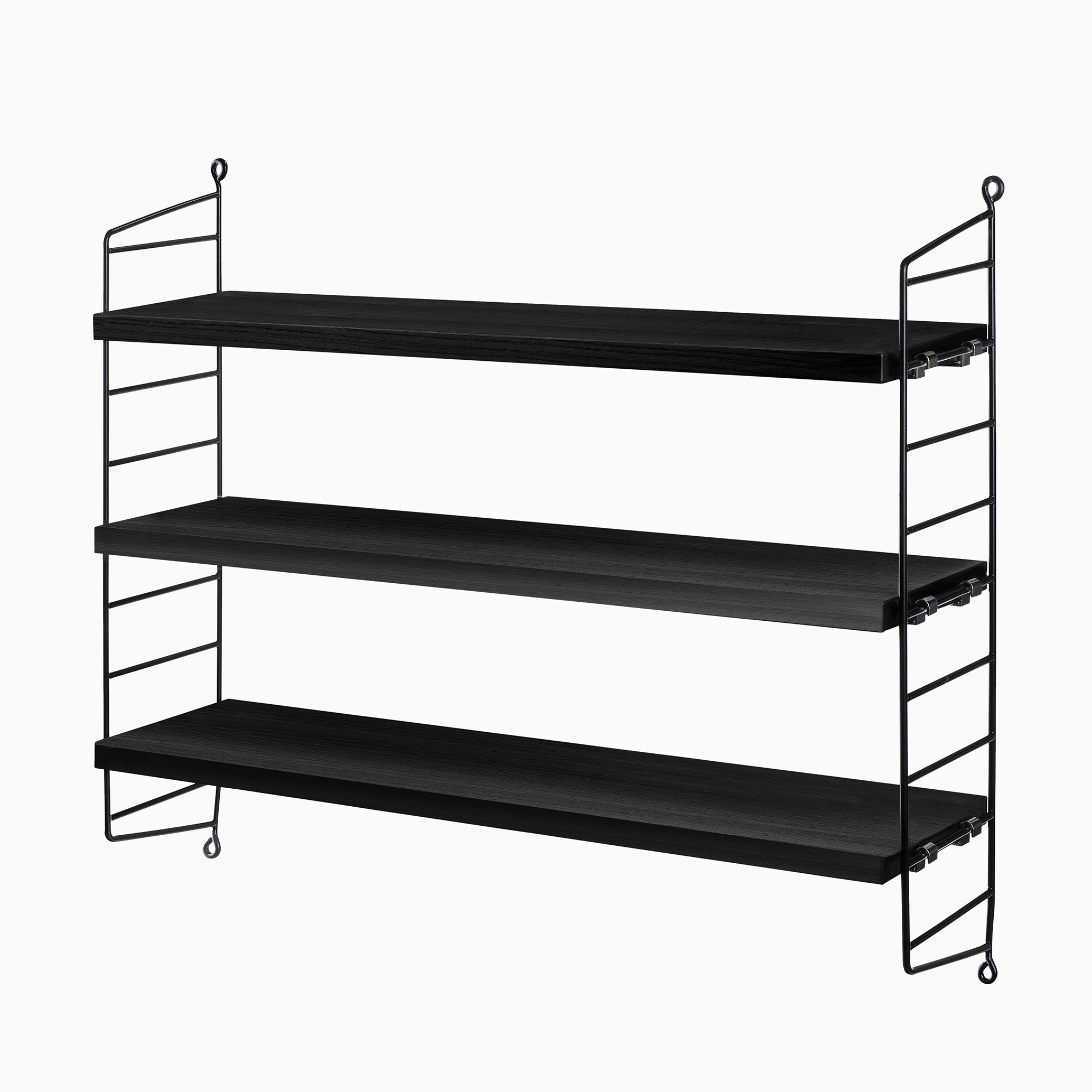 String Pocket Black Stained Ash