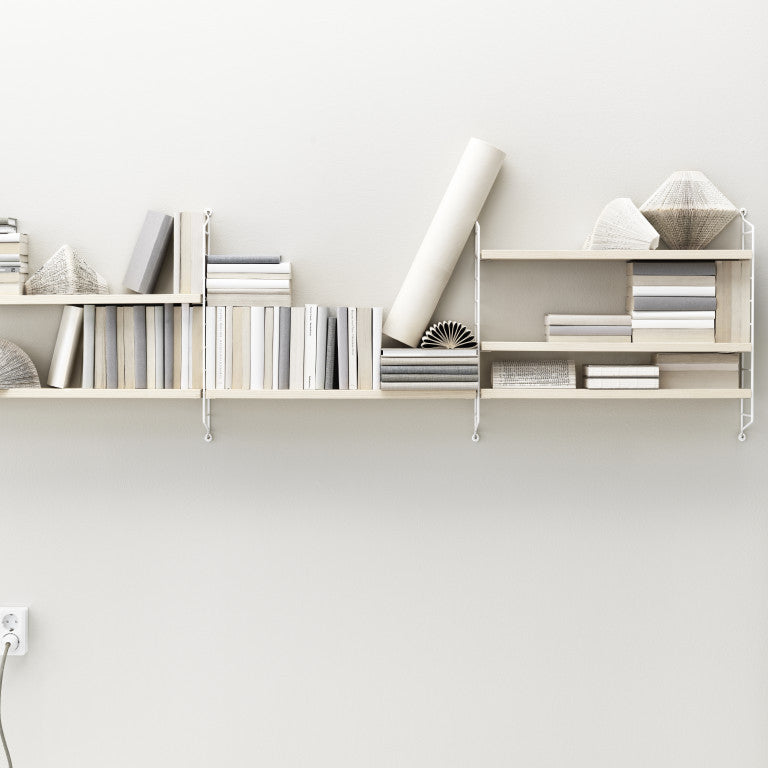 String Pocket White and Ash Display