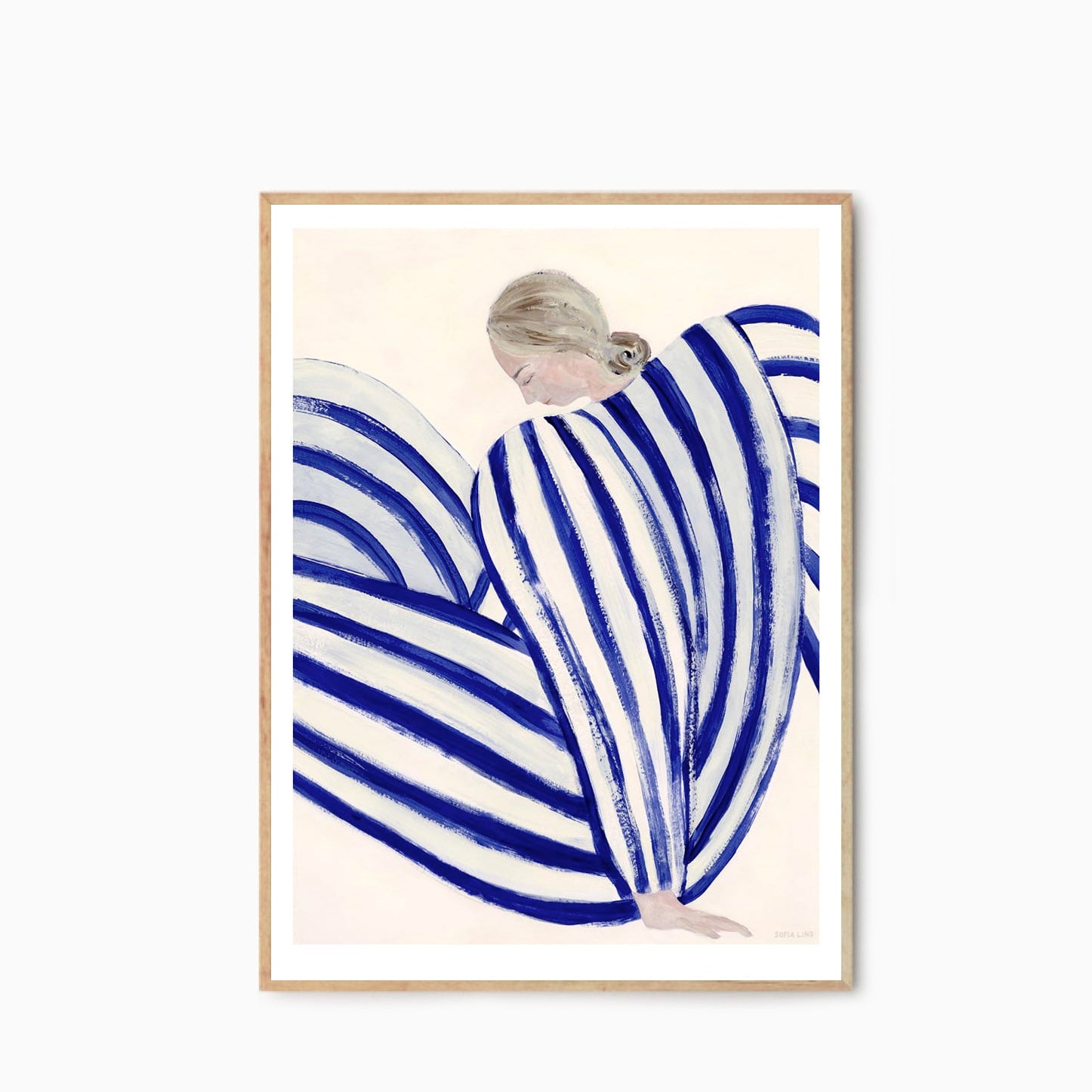 Poster Club Sofia Lind Blue Stripe at Concorde