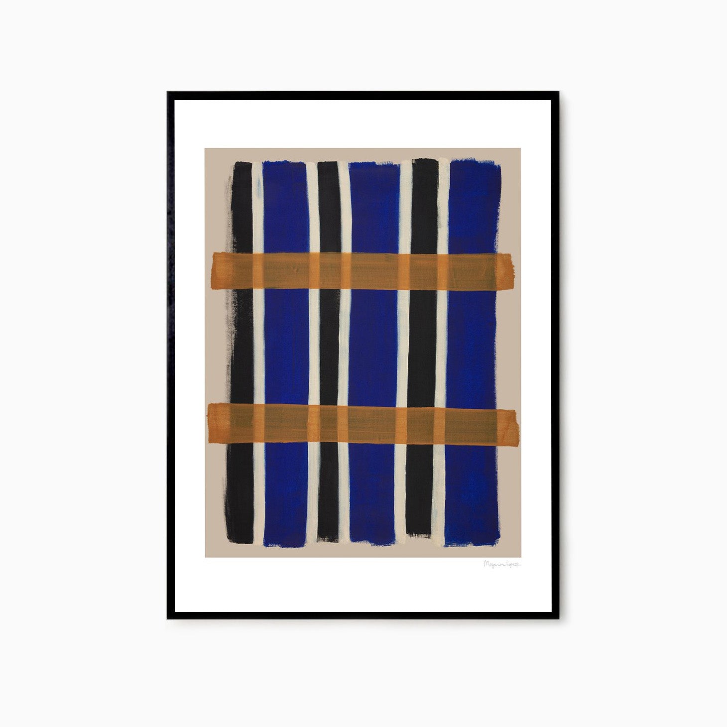 The Poster Club Berit Mogensen Lopez Checkered