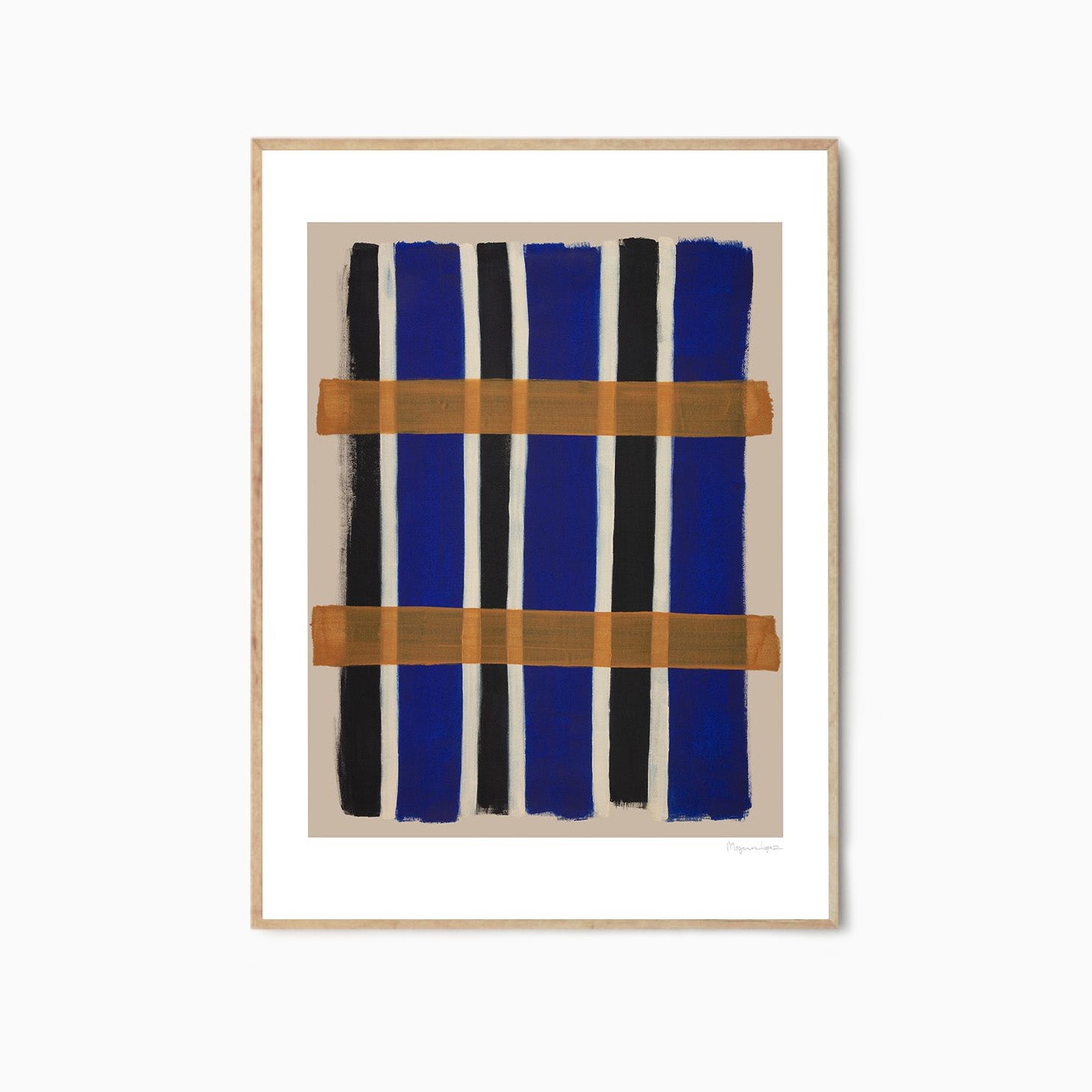 The Poster Club Berit Mogensen Lopez Checkered