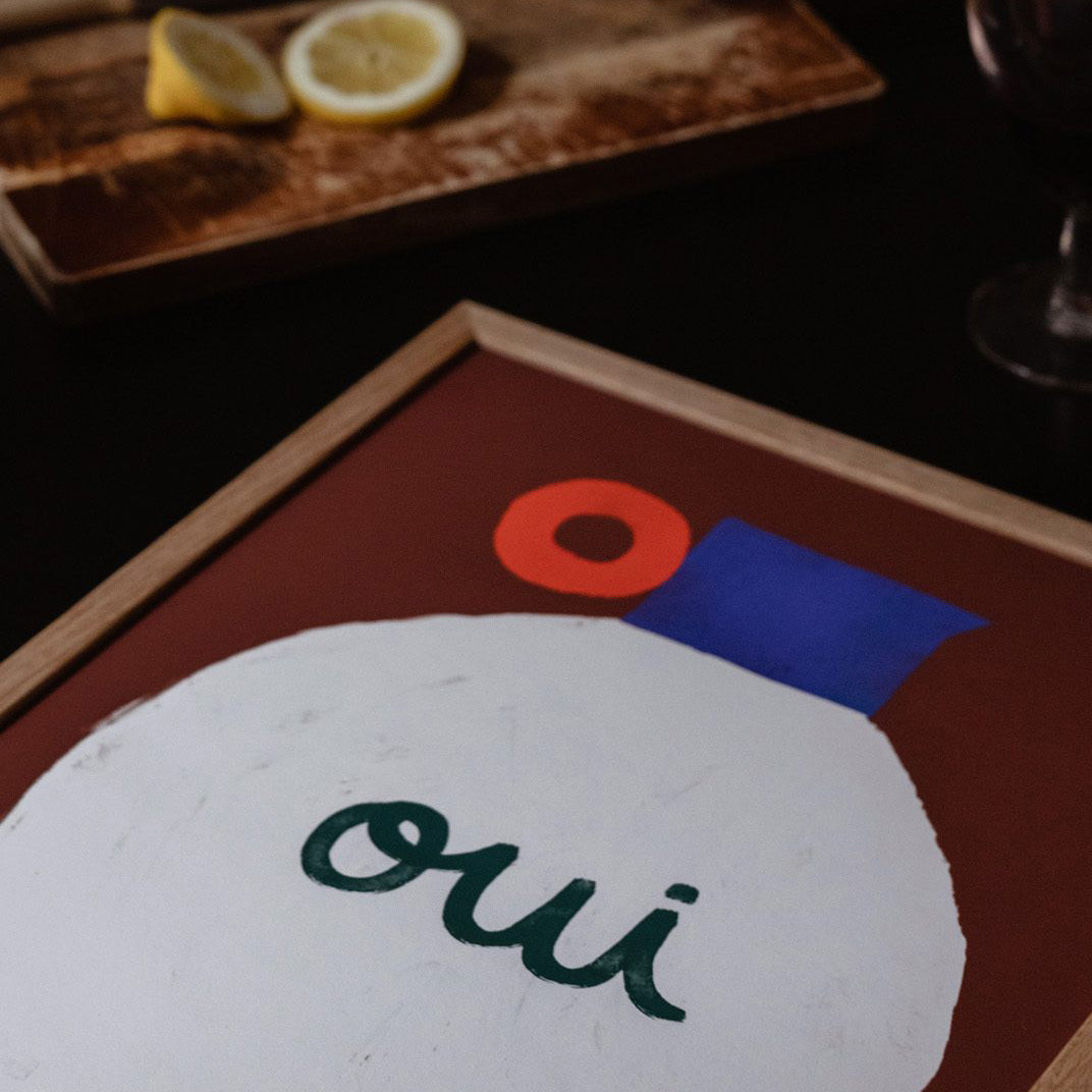 The Poster Club Matias Larrain Vase Oui