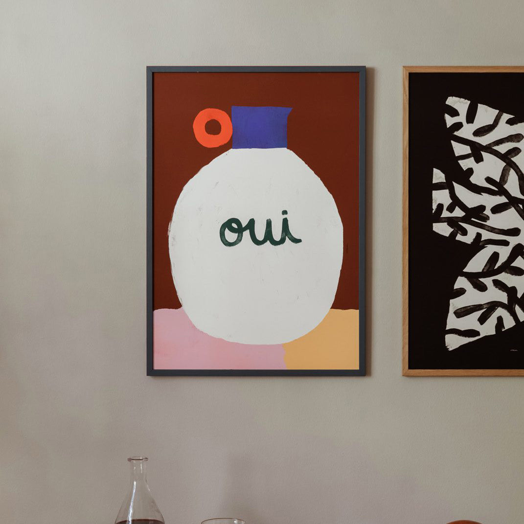 The Poster Club Matias Larrain Vase Oui