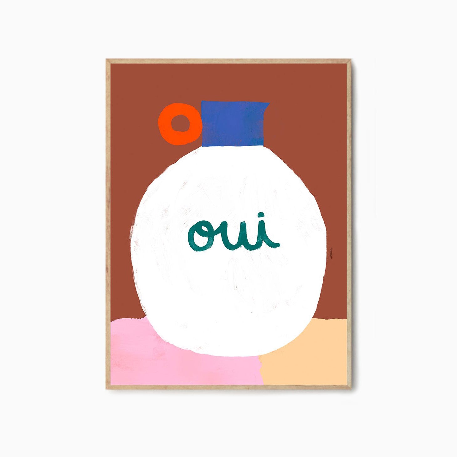 The Poster Club Matias Larrain Vase Oui