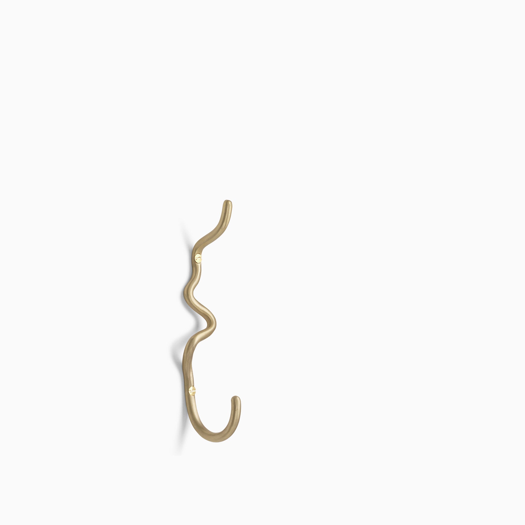 Ferm Living Curvature Hook - Brass – Arrival Hall