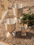 Ferm Living Hourglass Pot Extra Small Aluminium