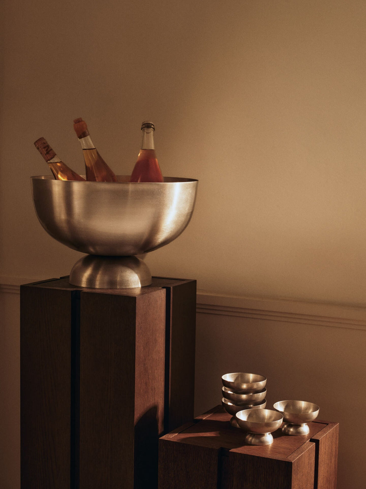 Ferm Living Tumbled Champagne Cooler Stainless Steel