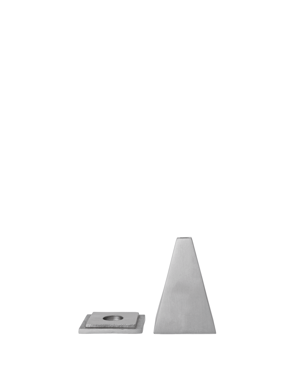 Ferm Living Pyra Incense Cone Burner Brushed Aluminium