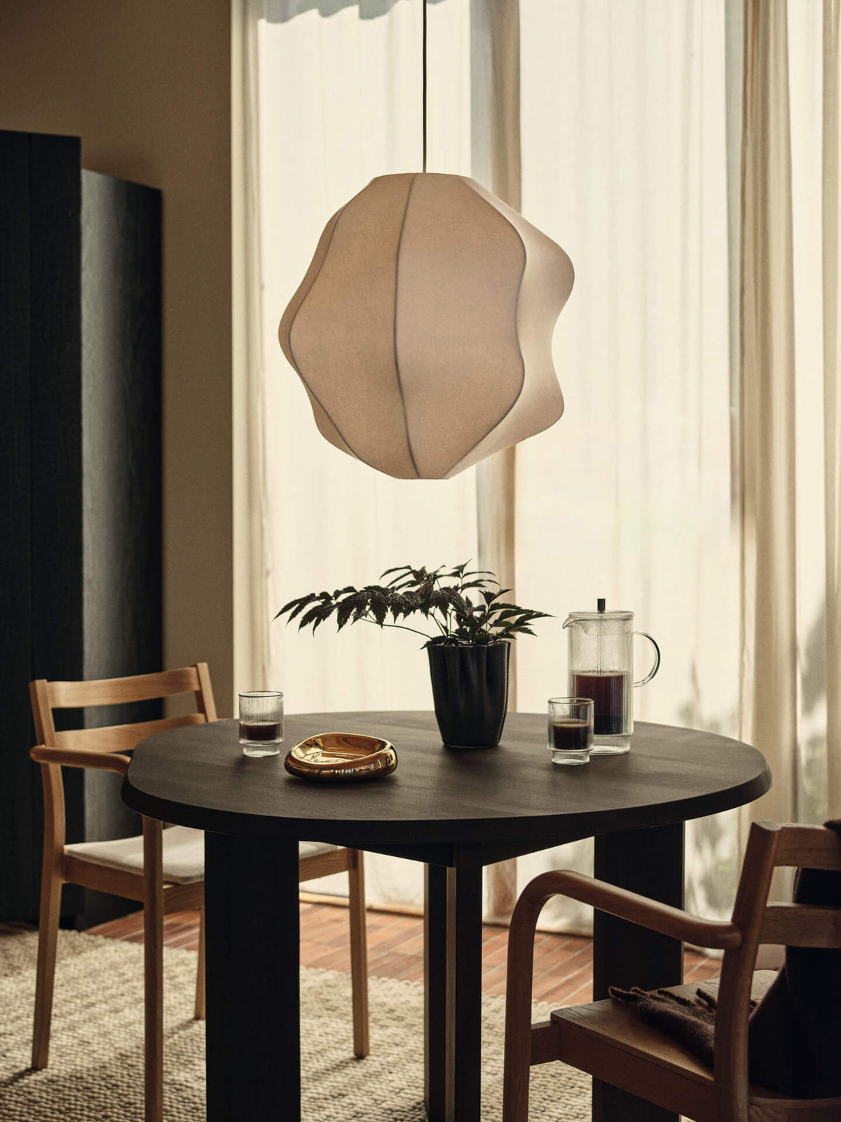 Ferm Living Boda Dining Chair with Arms Natural Oak