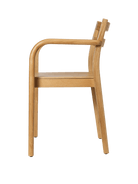 Ferm Living Boda Dining Chair with Arms Natural Oak