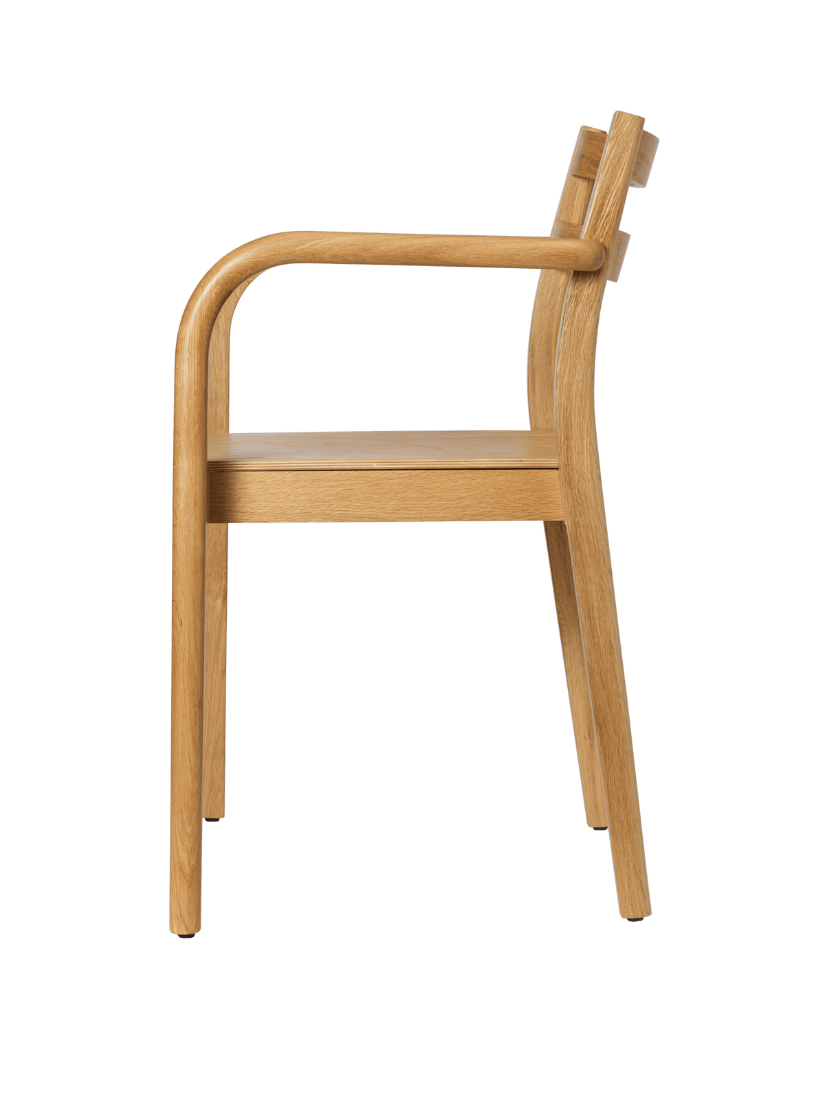 Ferm Living Boda Dining Chair with Arms Natural Oak