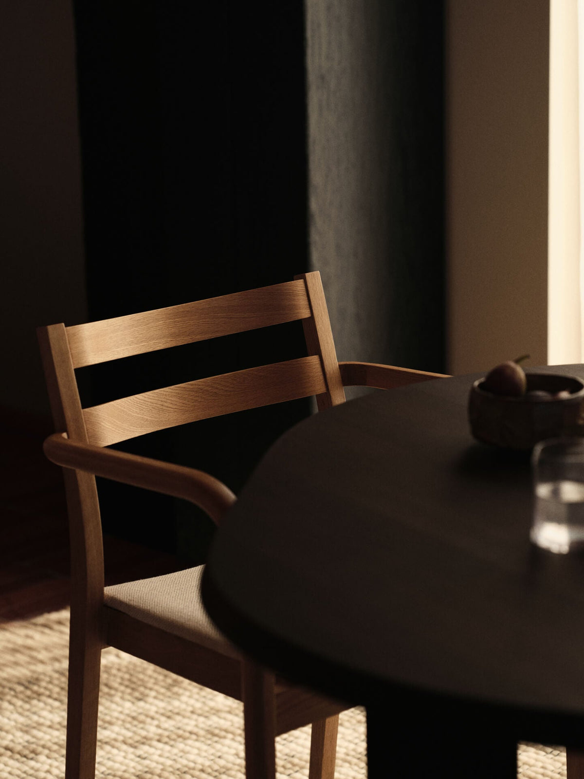 Ferm Living Boda Dining Chair with Arms Oak