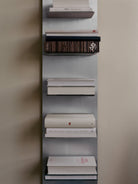 Ferm Living Lager Tall Wall Shelf Brushed Aluminium