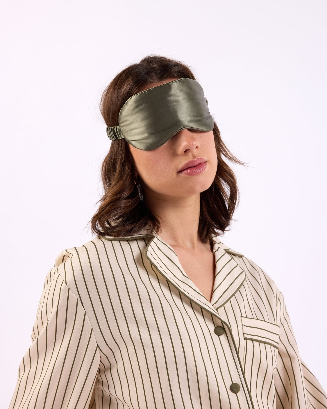 Hommey Silk Eyemask Sage