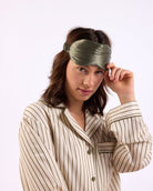 Hommey Silk Eyemask Sage