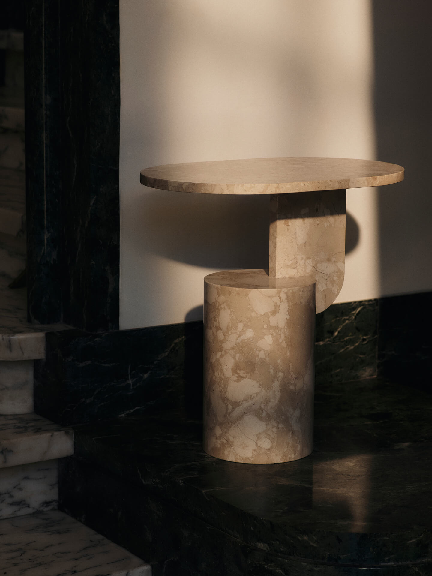 Ferm Living Insert Side Table Stone Sand
