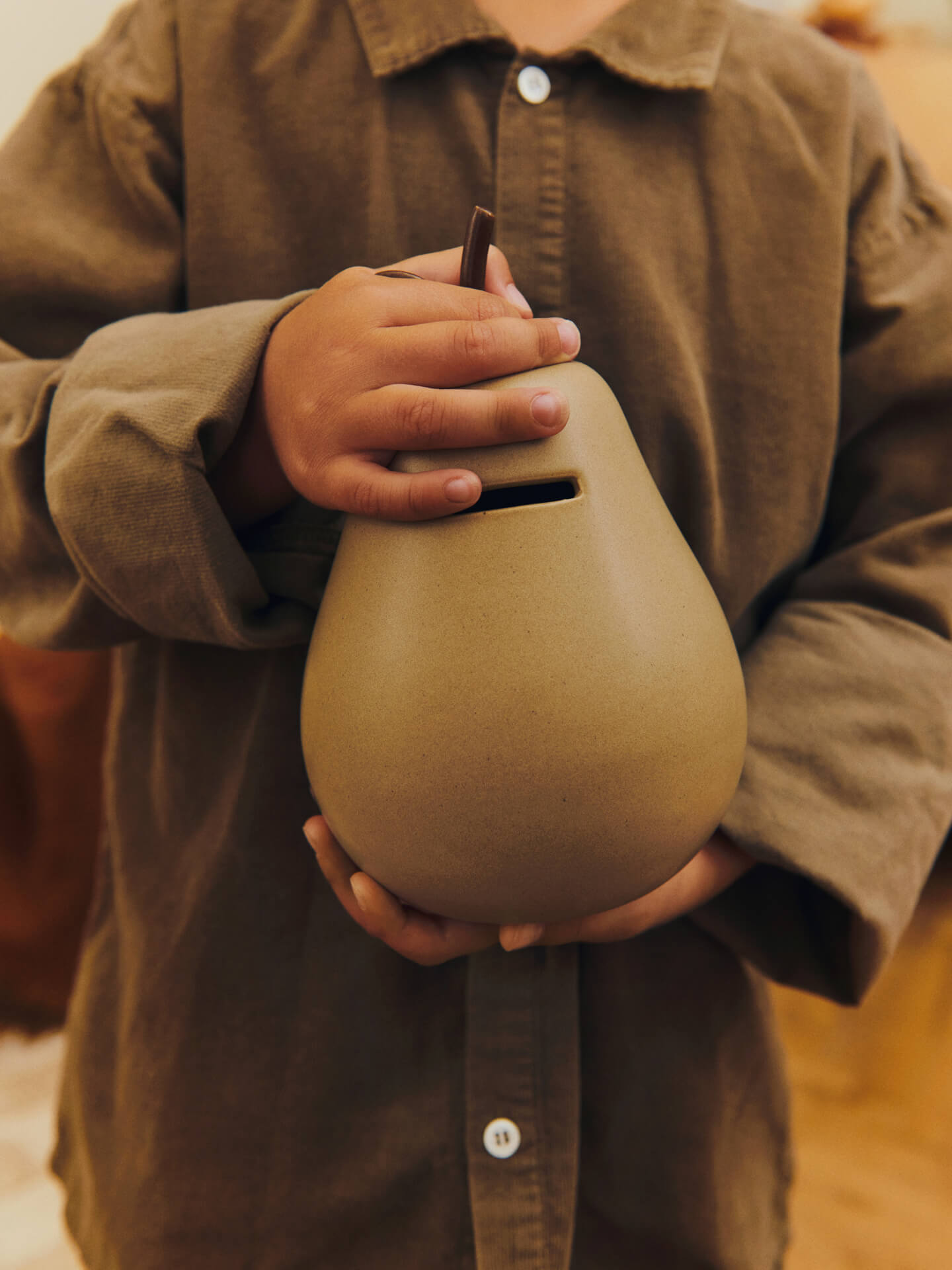 Ferm Living Pear Money Bank - Cashmere