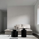 101 Copenhagen Pillar Table Low Burned Black