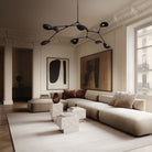 101 Copenhagen Temple Coffee Table Low Chrome Limestone
