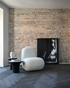 101 Copenhagen Toe Flat Lounge Chair Off White