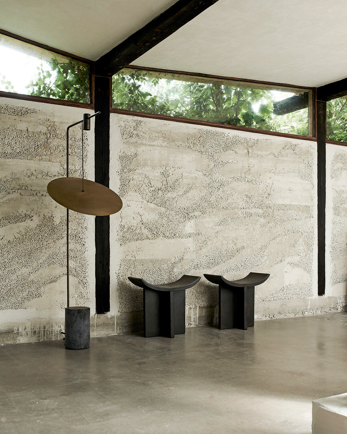101 Copenhagen Brutus Stool Coffee Fiber Concrete