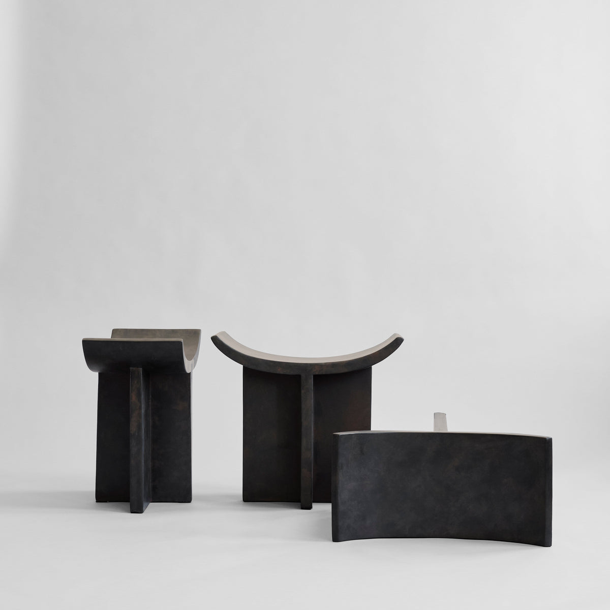101 Copenhagen Brutus Stool Coffee Fiber Concrete