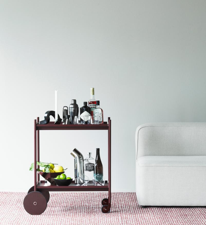 Normann Copenhagen Rul Trolley Burgundy